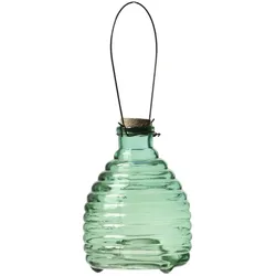 MARELIDA Wespenfänger HONIGTOPF Wespenfalle geriffeltes Glas D: 13cm grün