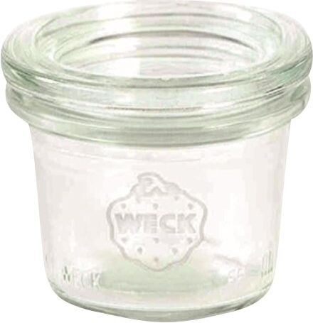 Weck Patentglas U/låg Mold, 4x3,6cm, 3,5cl