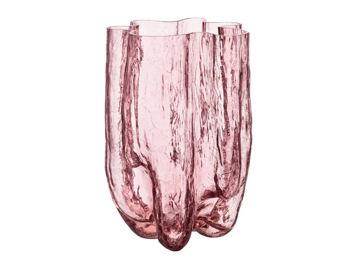 Kosta Boda Vase Crackle 37 cm Rose