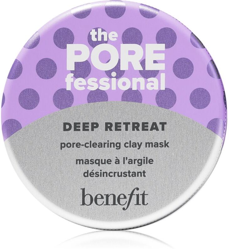 Benefit The POREfessional Deep Retreat masque visage purifiant à l'argile anti-pores dilatés 75 ml