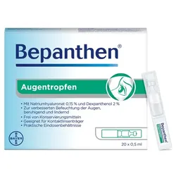 BEPANTHEN Augentropfen 20X0.5 ml