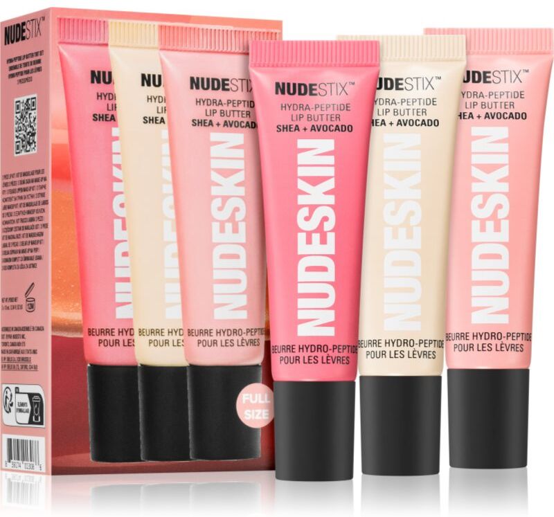 Nudestix Nudeskin Hydra-Peptide Lip Butter Tint Set Gavesæt til læber