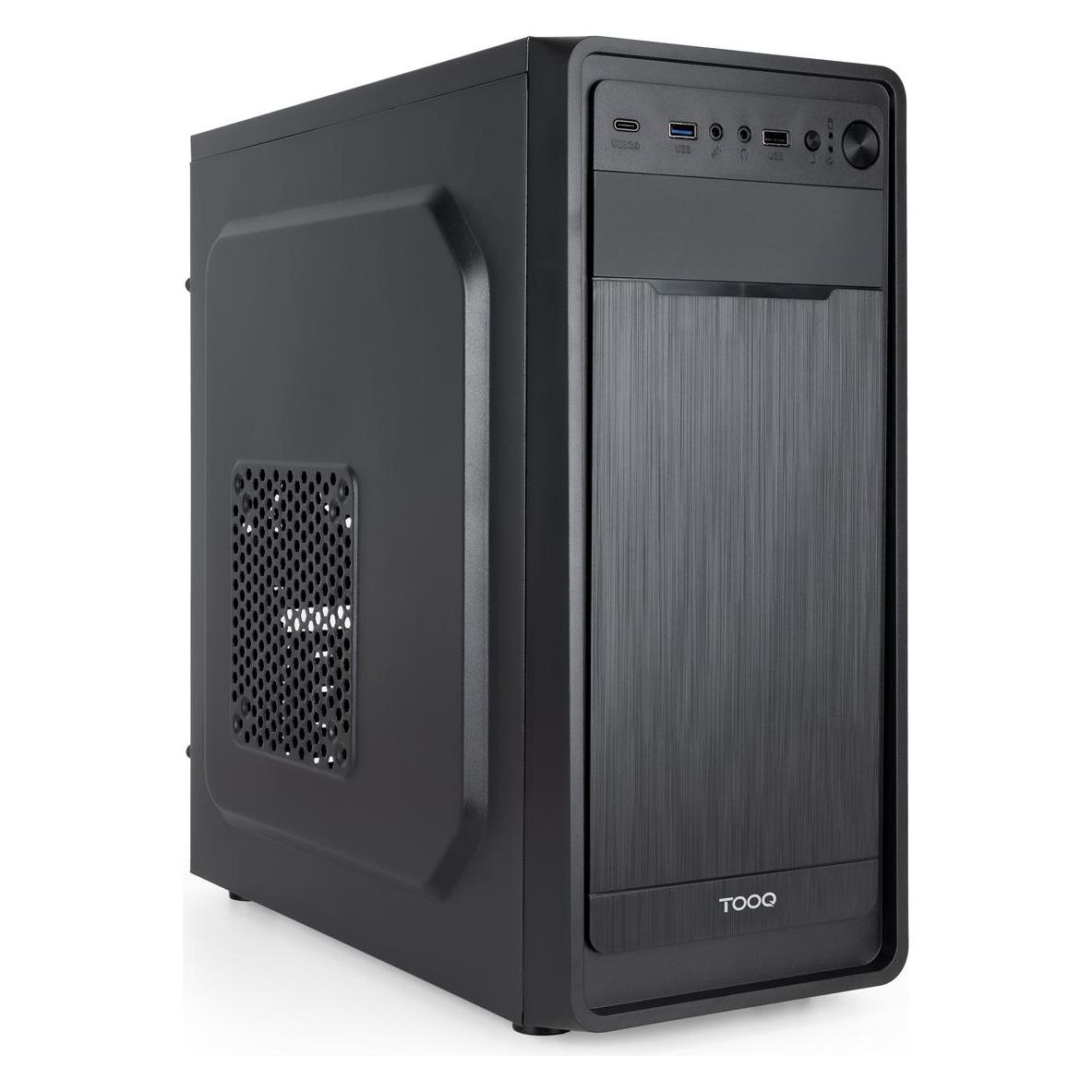 Tooq Technology Boitier Moyen Tour ATX TooQ Prisma Ultra avec alimentation 500W (Noir) (ATX, mATX, Mini-ITX) (TQC-5701-SP)