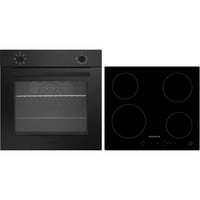 ASET9004295I, Backofen-Set schwarz