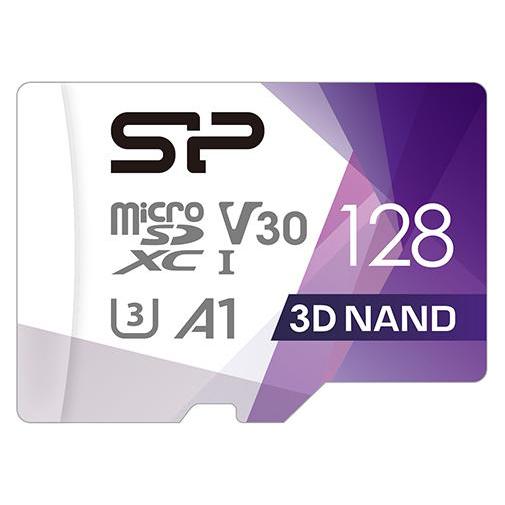Silicon Power Superior Pro 128GB microSDXC Ad. (128 GB, microSDXC, U3, UHS-I) (SP128GBSTXDU3V20AB)