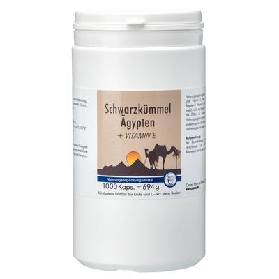 Schwarzkümmel Ägypten+E Kapseln 1000 St