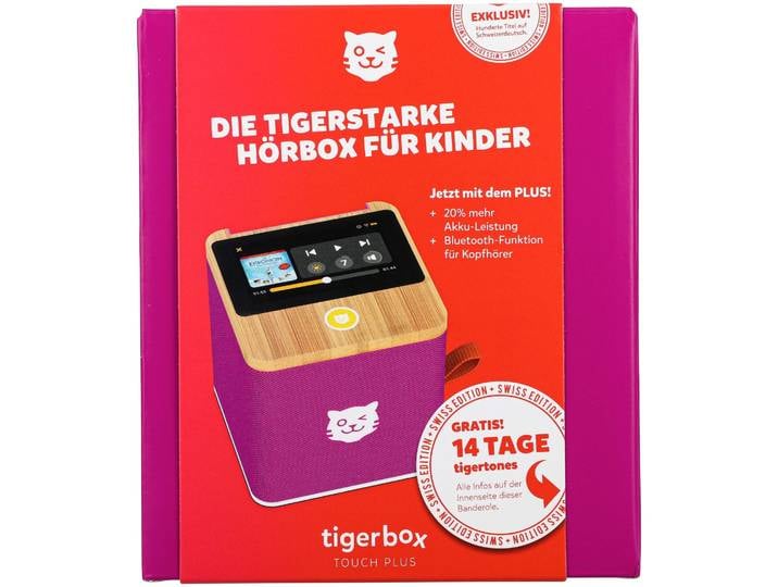 tigermedia tigerbox Touch Plus (lila) - Swiss-Edition