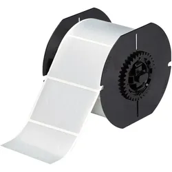 Brady, Etikettenrolle, B30-222-438, metallisierter Polyester, matt, 76.20 x 50.80 mm, fälschungssicher, permanent ( (82.55 mm)