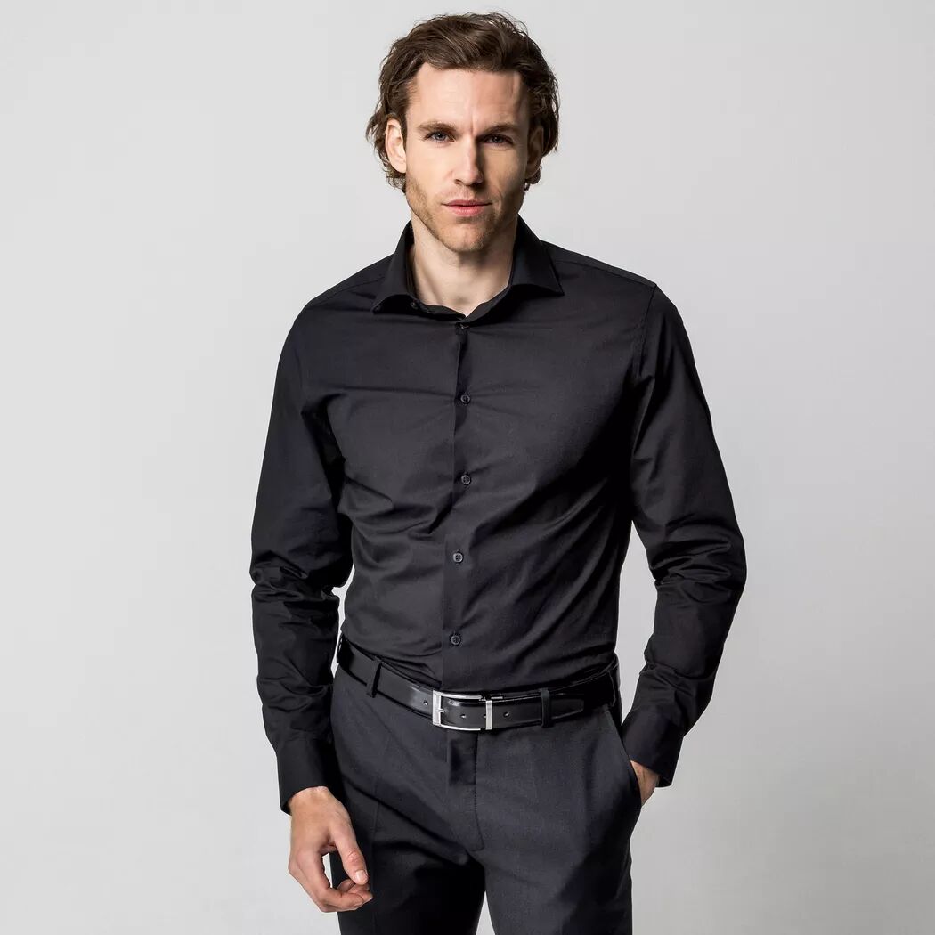 Calvin KLEIN Hemden, für Herren, Black, Größe 38