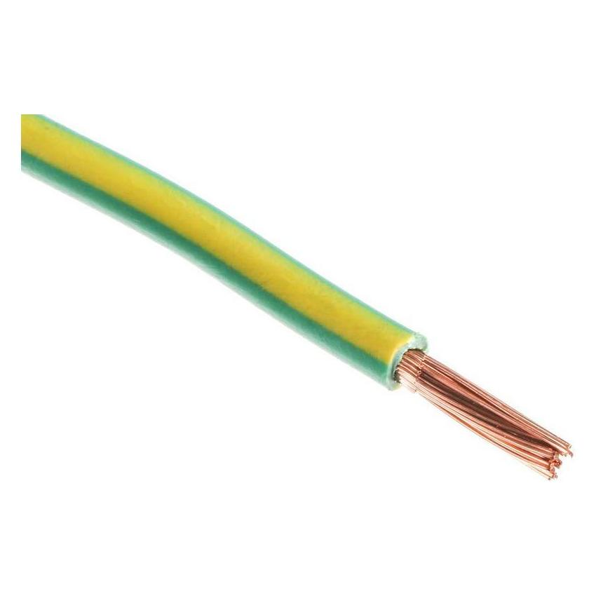 RS PRO Green/yellow tri-rated cable 4.0mm 100m (100 m) (8111445)