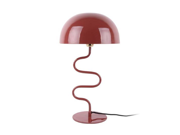 Tischlampe Crazy Paris - Designleuchte aus Eisen - Kirschrot - Luxusbetten24
