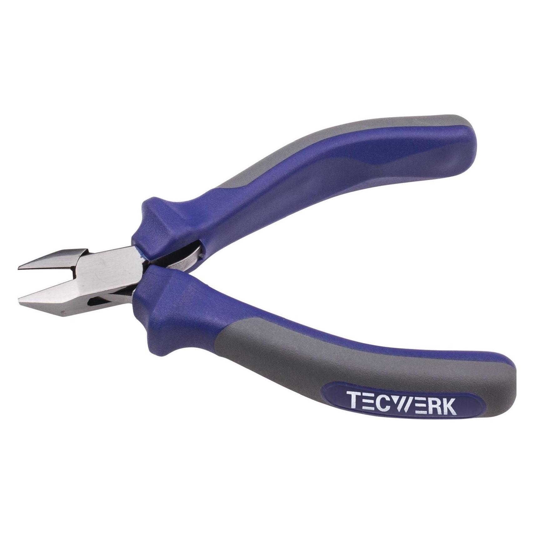 Tecwerk Elektronik-Seitenschneider Länge 115 mm Facette nein spitz (115 mm) (2000810515)