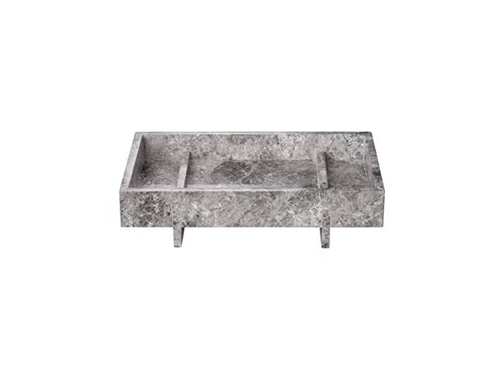 blomus Tablett -ABENTO- Serviertablett Organizer aus Marmor Farbe Sharkskin