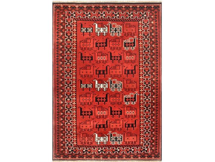 Cazaris Orientteppich, Rot, Textil, Tier, rechteckig, 120x180 cm, AZO-frei, Teppiche & Böden, Teppich, Orientteppiche