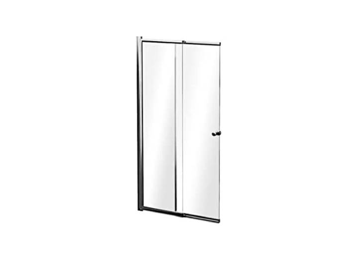 VBChome Schiebetüren Duschwand 100 x 150cm Chrom Duschabtrennung Spritzschutz Badewannenaufsatz Verschiebbar für Badewanne Einfach zu Säubern Modern Hohe Qualität