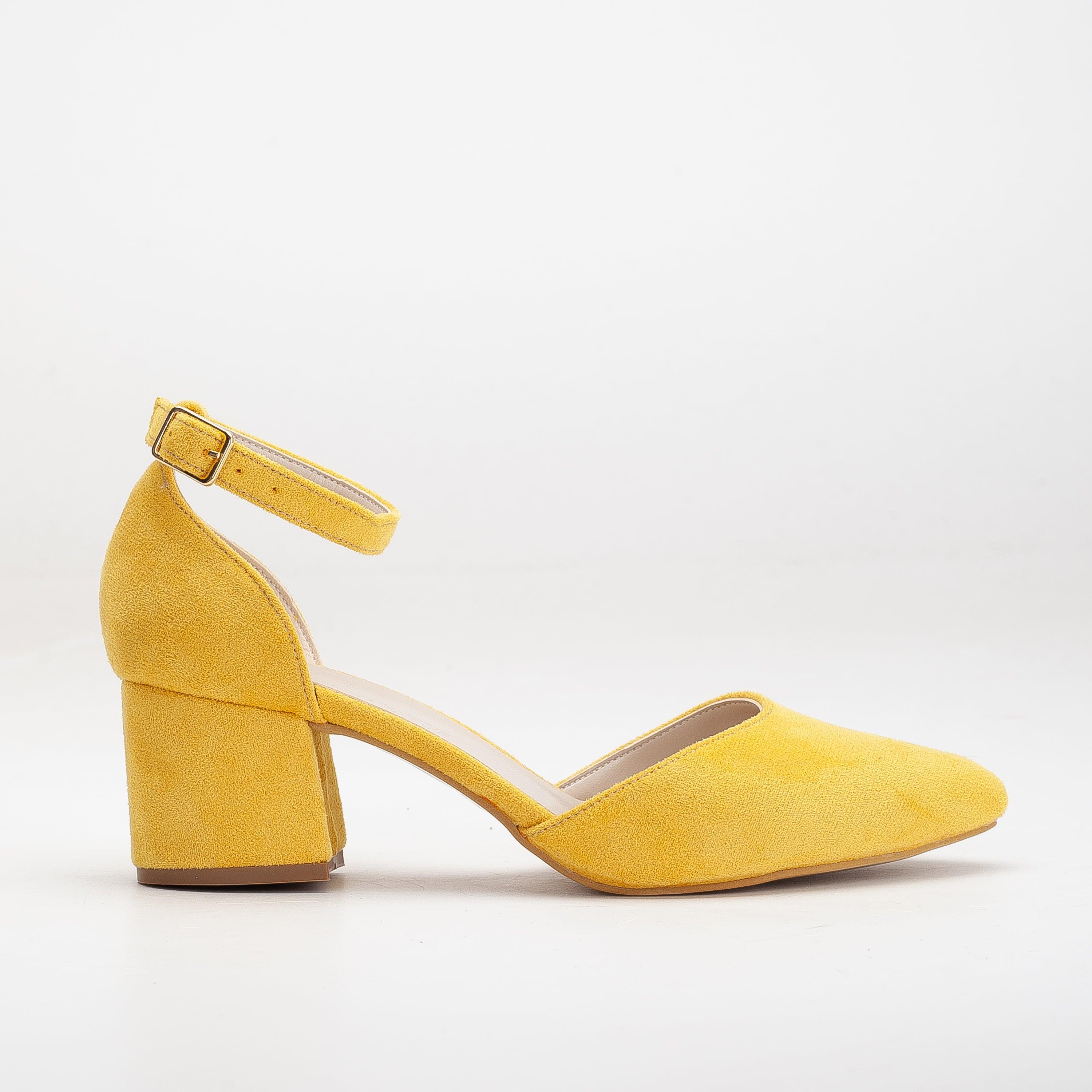 Marcelle Pumps mit niedrigem Blockabsatz