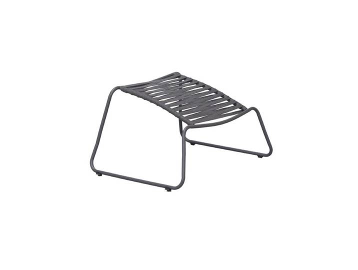 Liadomo Atina Loungehocker - Gestell Edelstahl anthrazit Sitz Rope anthrazit Organic Modern, Trendig &amp; bunt
