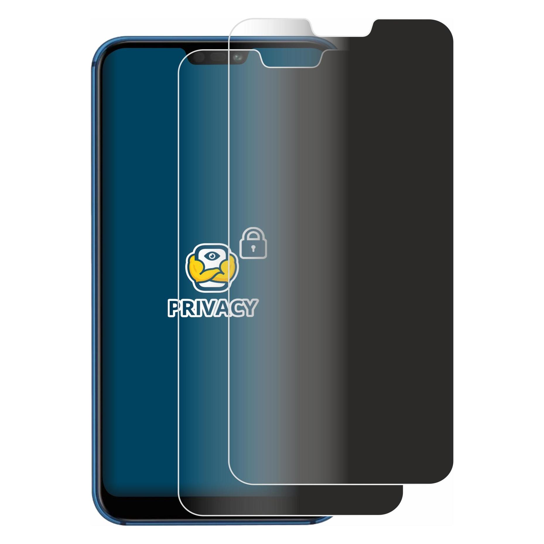 Brotect Sichtschutzfolie Anti-Spy Privacy Folie Blaulicht-Schutz (Huawei P20 Lite) (4333175)