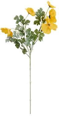 Elements Set of 6 Artificial Gold Poppy Set, 25 Inch - N/A