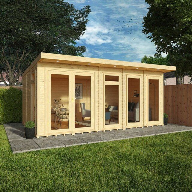 Mercia 5m x 3m Insulated Garden Room - Free Installation