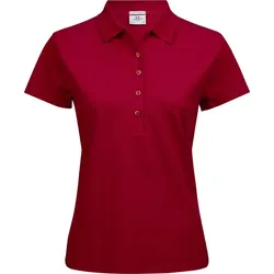 Tee Jays Schweres Damen Luxus Piqué Stretch Polo 145 red L