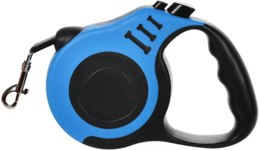Inspire Picks Retractable Dog Leash 3M 5M Automatic Extendable Nylon Lead For Small & Medium Pets blue 5m