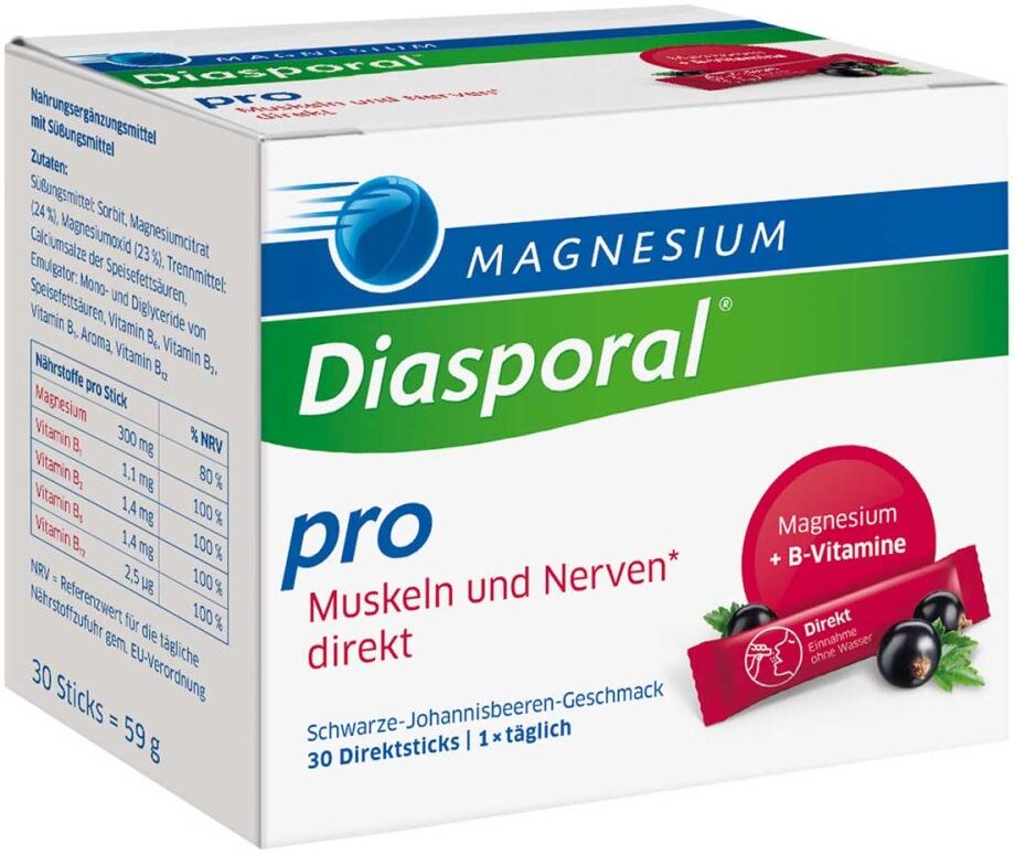 Magnesium Diasporal Magnesium-Diasporal® Pro Muskeln und Nerven direkt 30stk