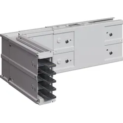 Hager KEM39S05G1LMF unibar M, 1000A, L-Element. vertikal, 90° nach oben, Standardlänge, Wahlwinkel