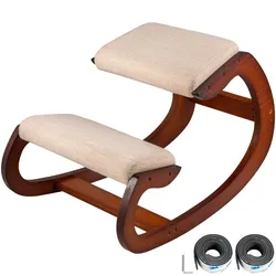 VEVOR Kniestuhl Ergonomisch Schaukelstuhl Kniehocker Gesundheitsstuhl 80kg, Verstellbarer Kniehocker Kissen Stressabbau Ergonomischer Sessel Knie Hocker