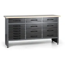 Werkbank G1, 15 Schubladen