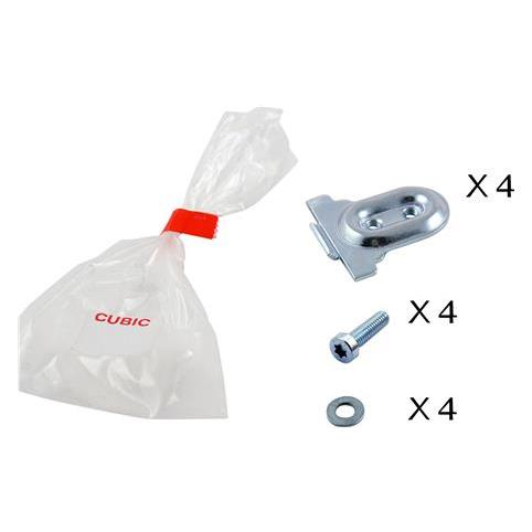 Cubic Montagesatz 4tlg. komplett, für Grundplatte (5705100025674)