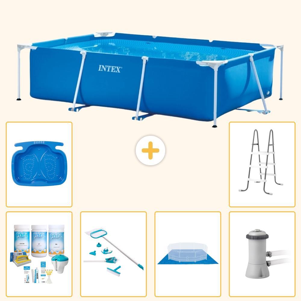 Rechteckiger Frame Pool - 300x200x75 cm - 7-teilig S20842
