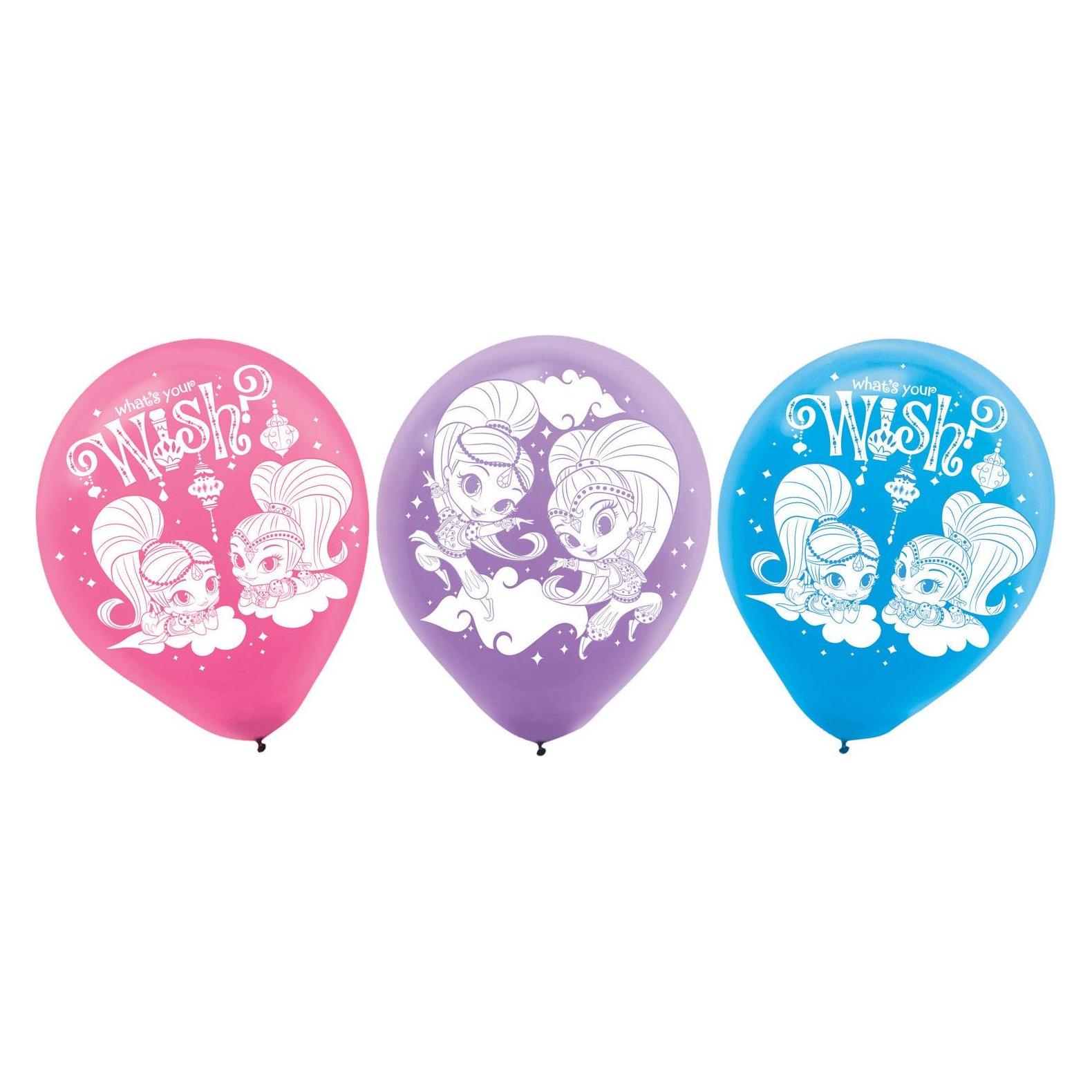 Amscan Luftballons Shimmer und Shine (6x) (9902164)