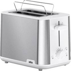 Braun HT 1510 WH Toaster BPA-frei Edelstahl, Weiß 0X23010039