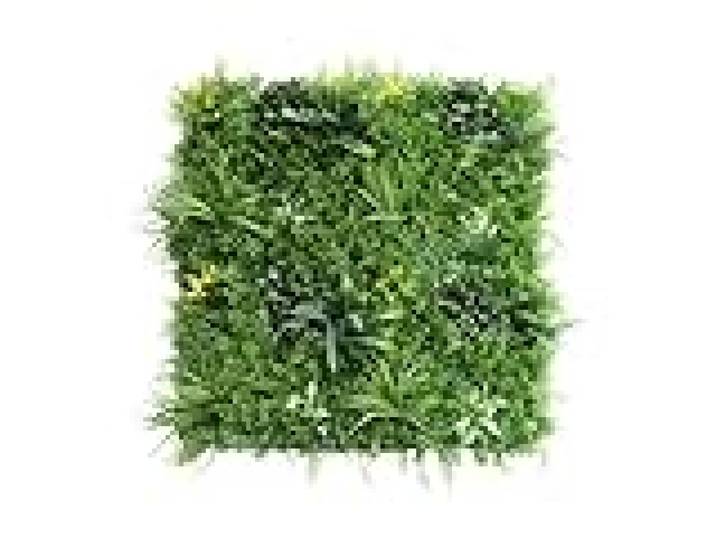 Vente-unique - Mur végétal synthétique Vert - Pack de 1m² - Newry
