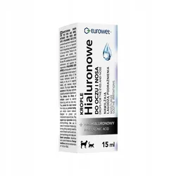 Eurowet Hyaluronsäure Augen- und Nasentropfen 15 ml Feuchtigkeitsspendend