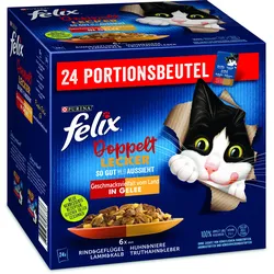 Felix So gut wie es aussieht&Doppelt lecker,Geschmacksvielfalt vom Land - Multipack 4x2.04 kg