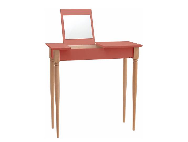 Coiffeuse 65cm Rose foncé/Rose vieilli