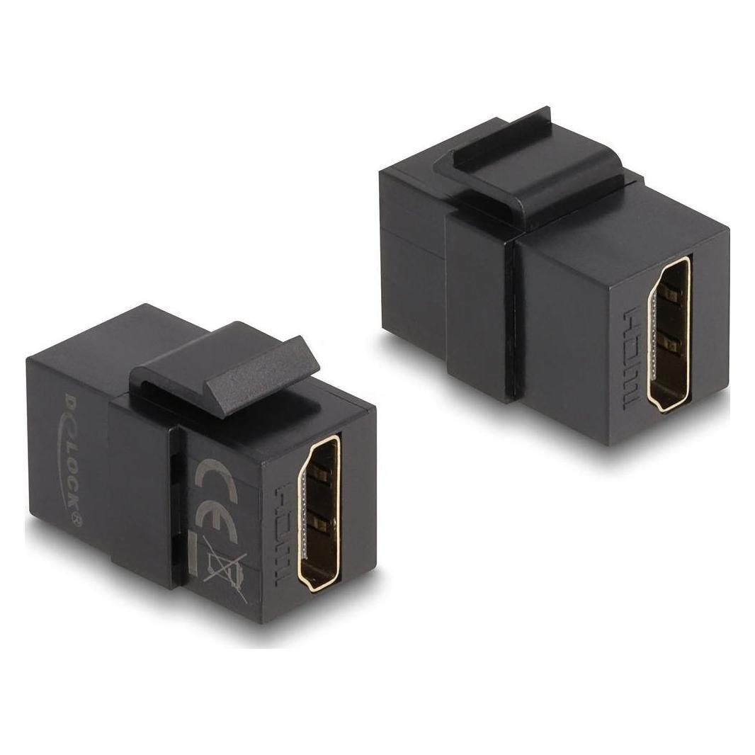 Delock Keystone-Modul HDMI Schwarz (HDMI, HDMI) (87875)