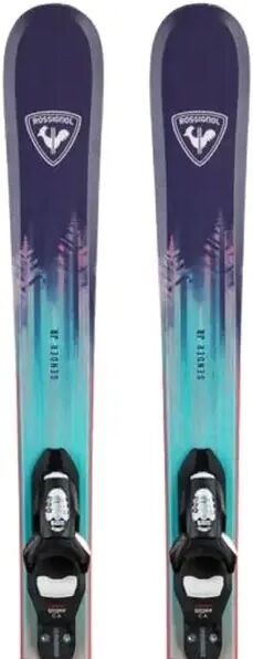 Kinderski Rossignol Sender JR + Kid4 Bindung (110cm - Lila)