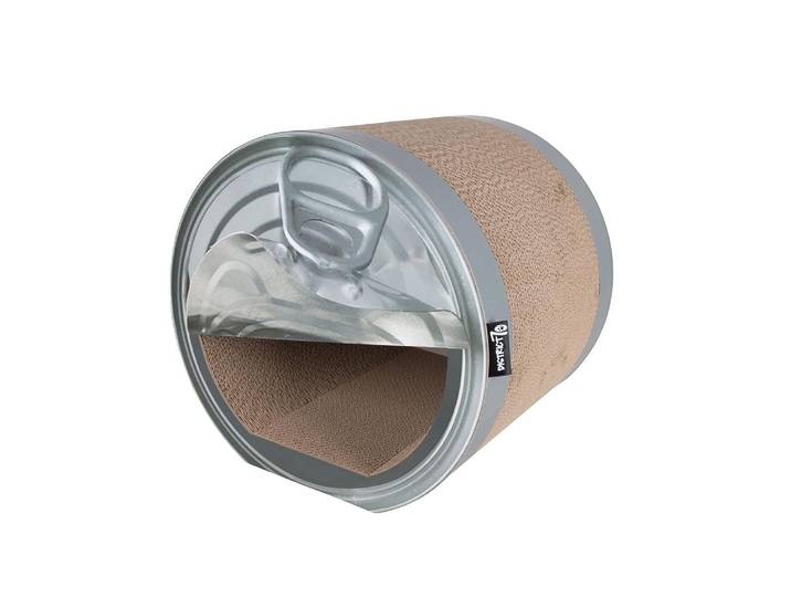 Kratztonne District70 Can , braun, B:36,5cm H:38cm L:40cm, Pappe, Kratzbretter, Kratztonne