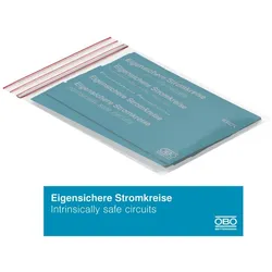 20 Stk. OBO Bettermann Aufkleber Eigensicherheit VK ISCS 5012 6178643