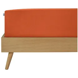 Schiesser Spannbettlaken Jessi - Edeljersey - 150 x 200 cm - Terrakotta