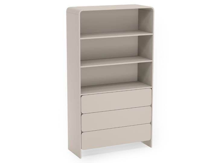 Lummo Regal mit drei Schubladen 100 cm Kaschmir
