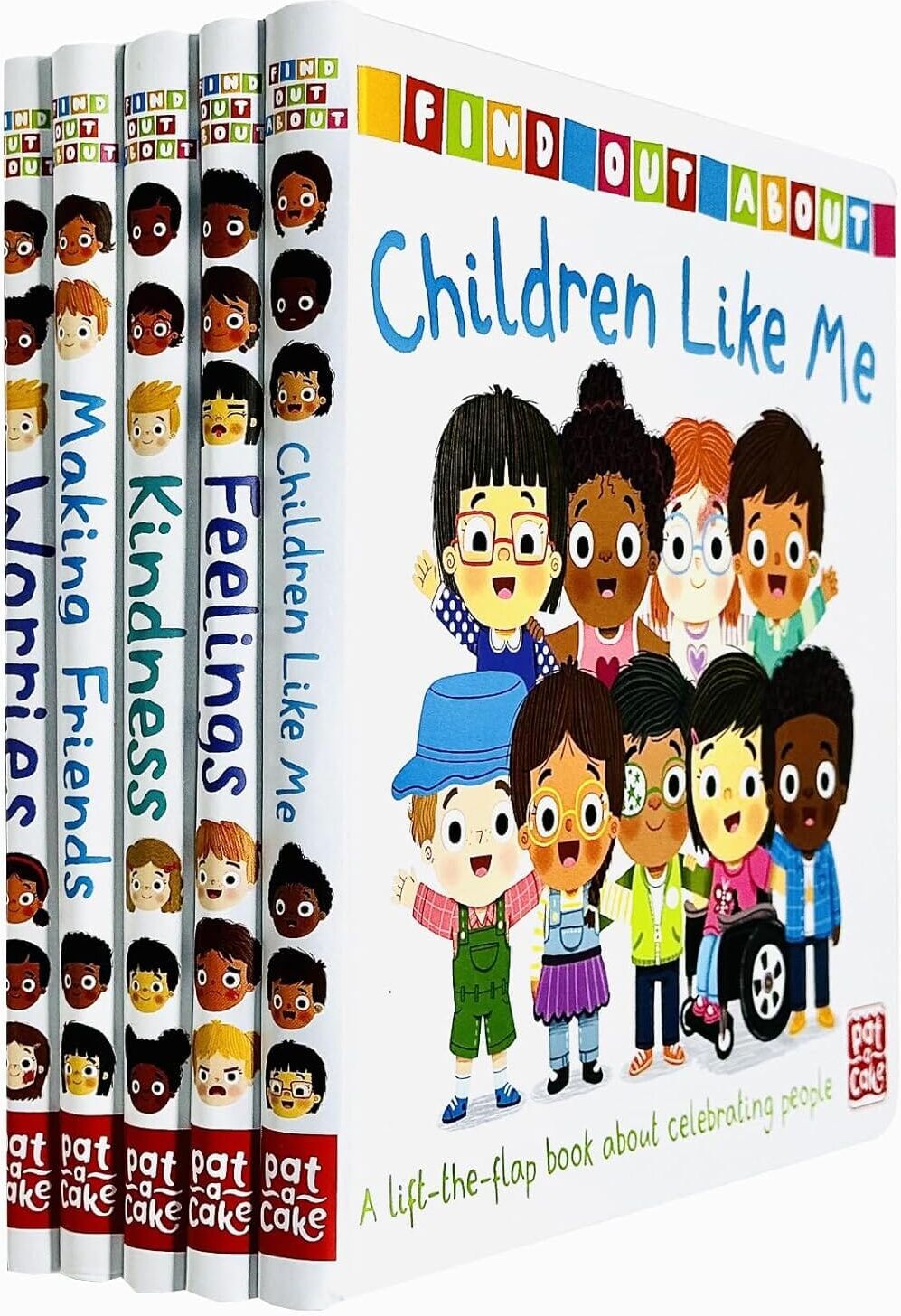 A lift the flap Find out About Series By Pat-a-Cake 5 Books Collection Set - Ages 1-3 - Board Book Books2Door