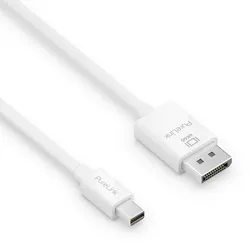 PureLink Mini DisplayPort auf DisplayPort Kabel - 4K60 - iSerie - weiß - 1,50m