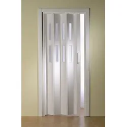 Falttür Luciana weiß 2 Fenster B 88,5 H 202 cm