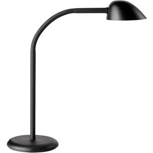 Unilux Schreibtischlampe Easy, schwarz, LED, dimmbar, 500 Lumen, warmweiß