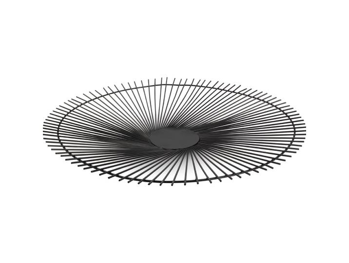 Panier en fil noir en métaux 53xh5cm