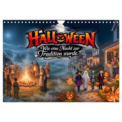 Halloween - Wie eine Nacht zur Tradition wurde (Wandkalender 2027 DIN A4 quer), CALVENDO Monatskalender
